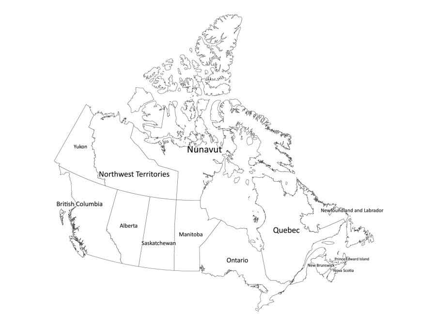 Canada Service Map